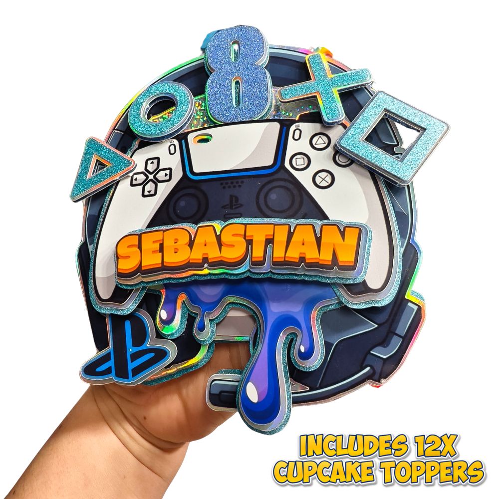 Custom PS5 - Gaming Cake Topper
