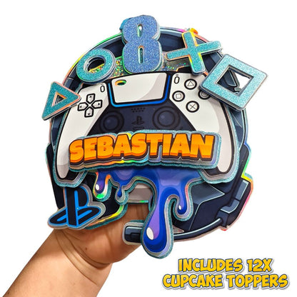 Custom PS5 - Gaming Cake Topper