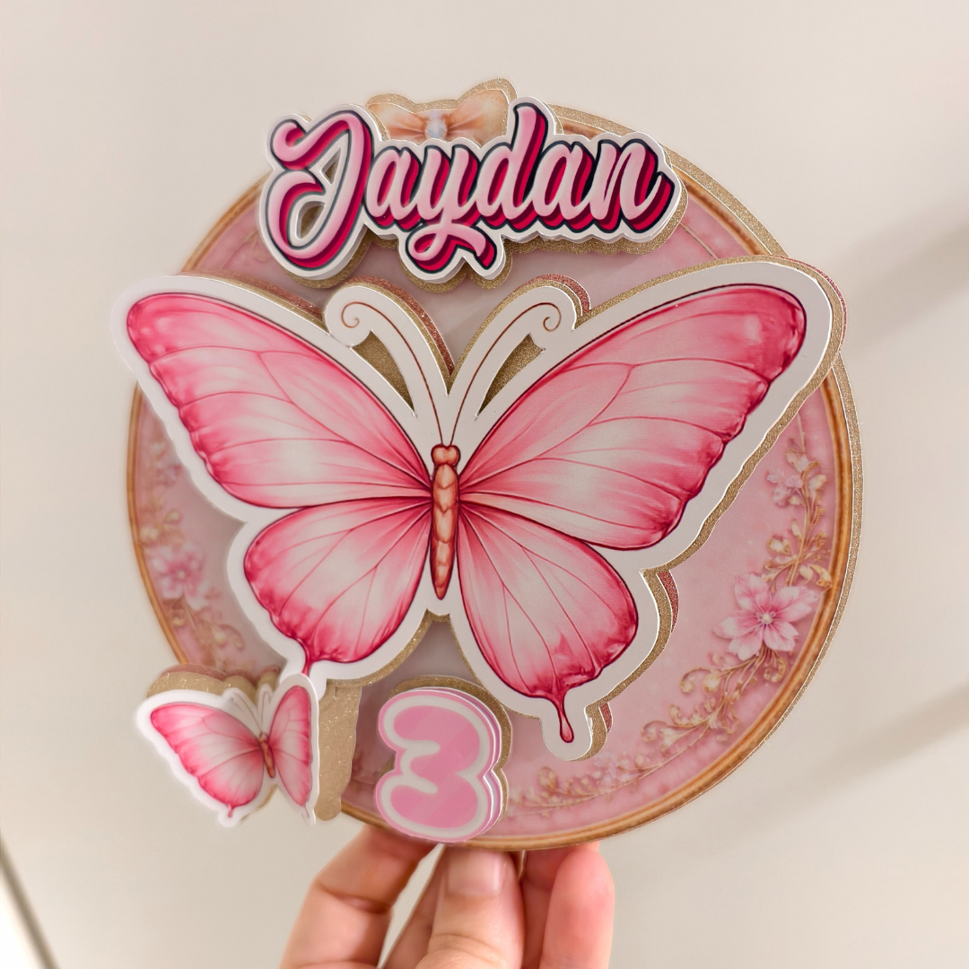 Personalised Cake Topper - Choose Your Own Theme