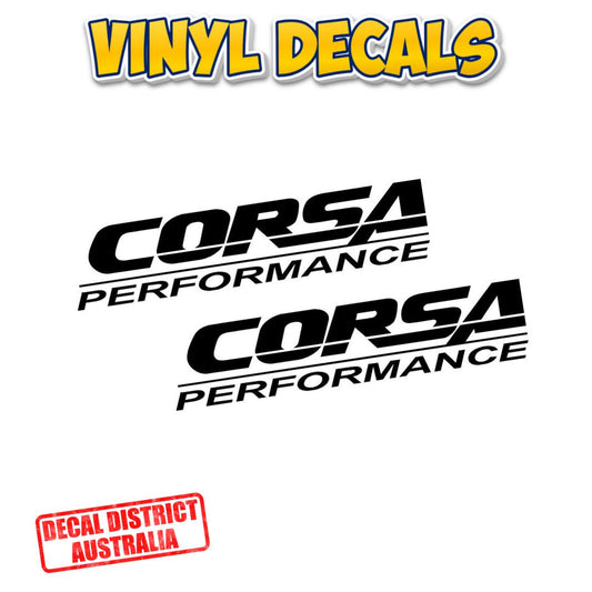 Pair Of Corsa Performance Decals