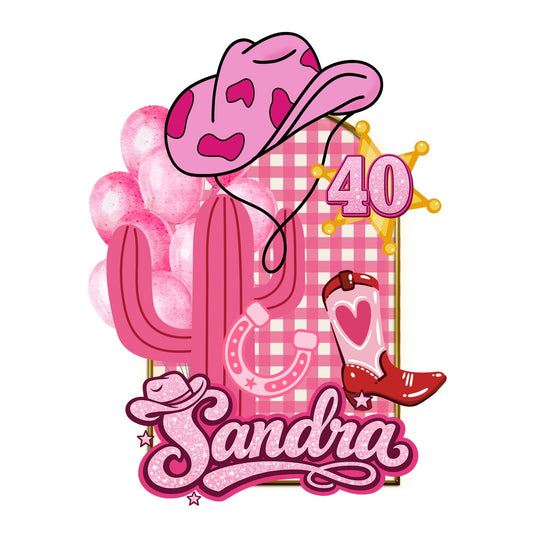 Custom Cake Topper – Cowgirl
