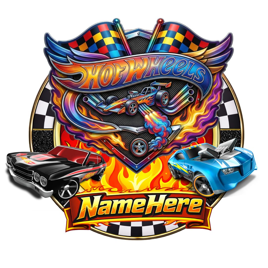 Custom Cake Topper - Hot Wheels