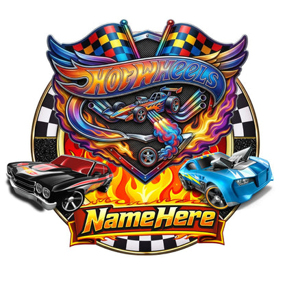 Custom Cake Topper - Hot Wheels