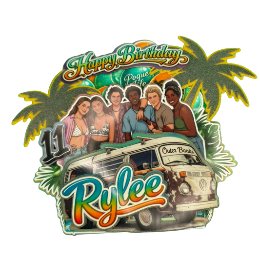 Custom Cake Topper - Outer Banks