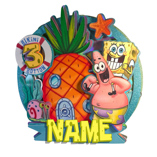 Custom Cake Topper - Spongebob