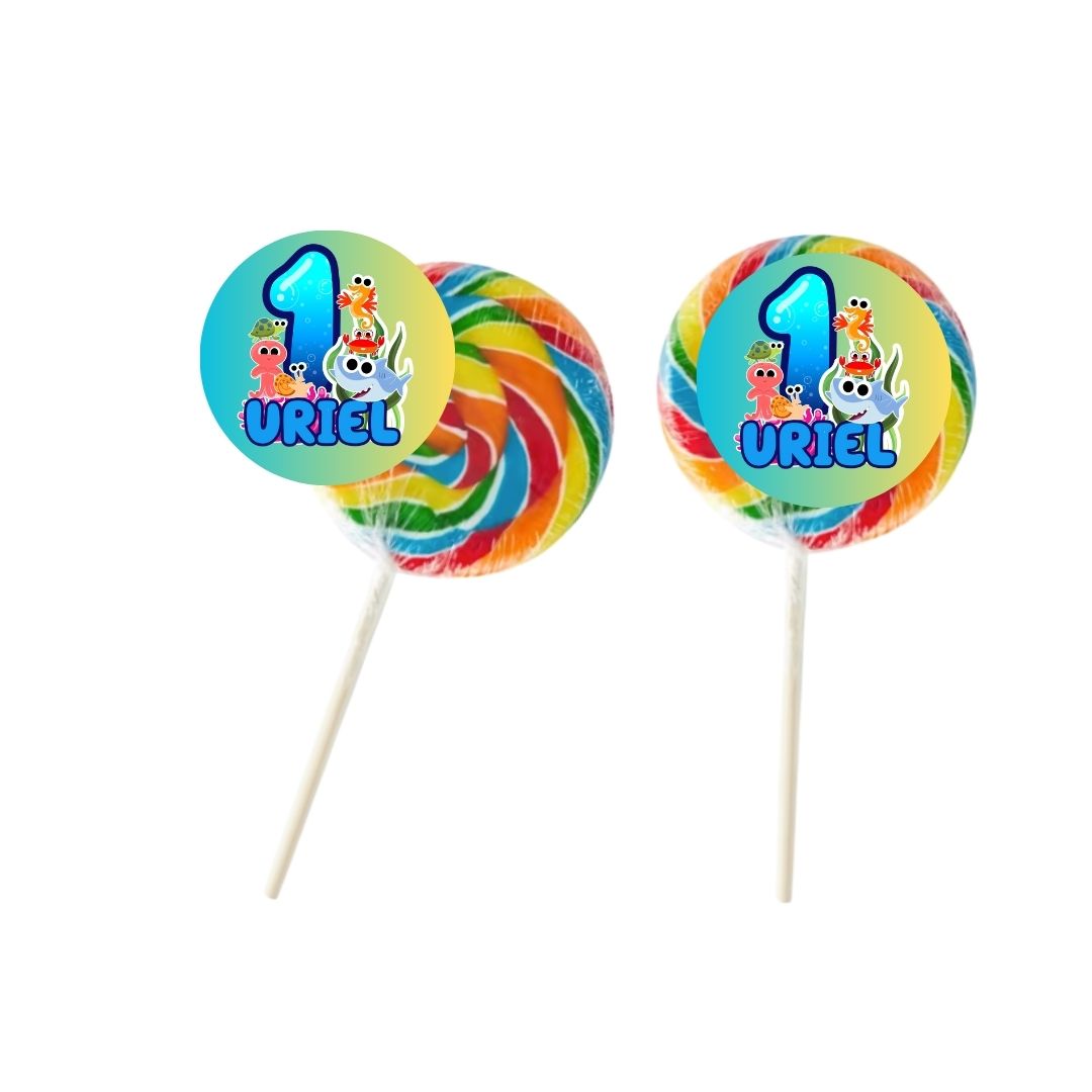 Make Your Own Party Lollipop Decorations - Personalised Design