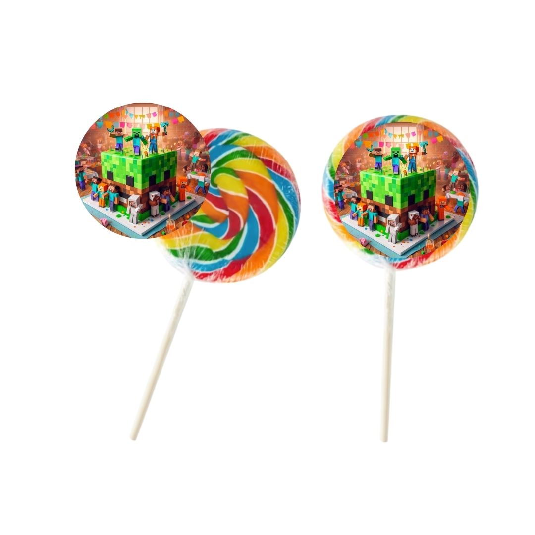 Make Your Own Party Lollipop Decorations - Personalised Design