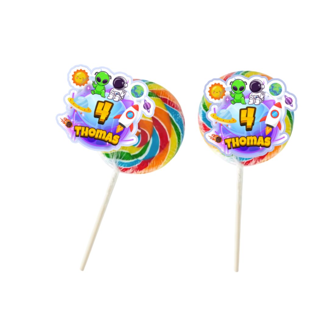 Make Your Own Party Lollipop Decorations - Personalised Design