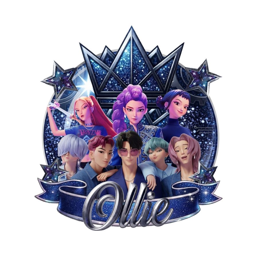 Custom KPop Cake Topper - Blue Saja Boys & Huntrix Cake Topper