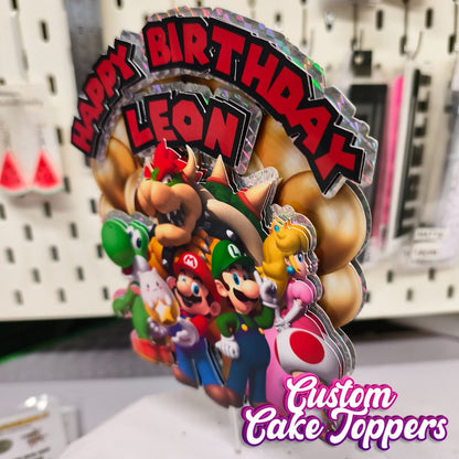 Personalised Cake Topper - Choose Your Own Theme