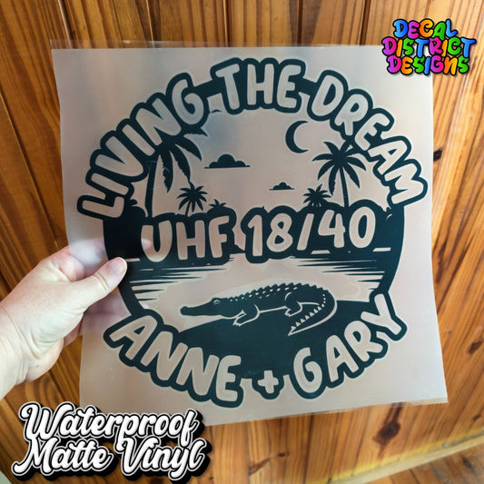 Croc Country | Custom UHF Vinyl Decal