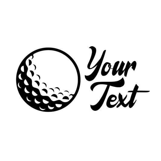 Custom Golf Cart Decal - Golfing Decal - Vinyl 29cm