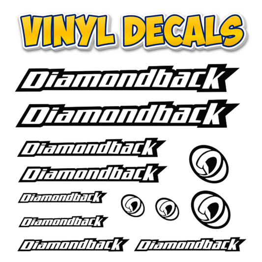 Diamondback Bike Frame Decal Sheet