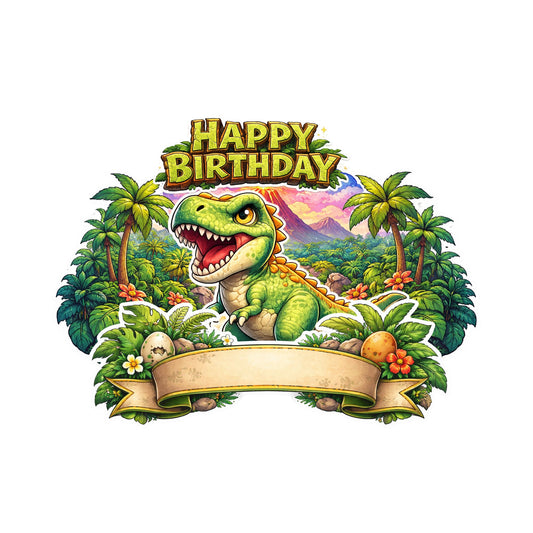 Custom Cake Topper - Dinosaur Baby T Rex