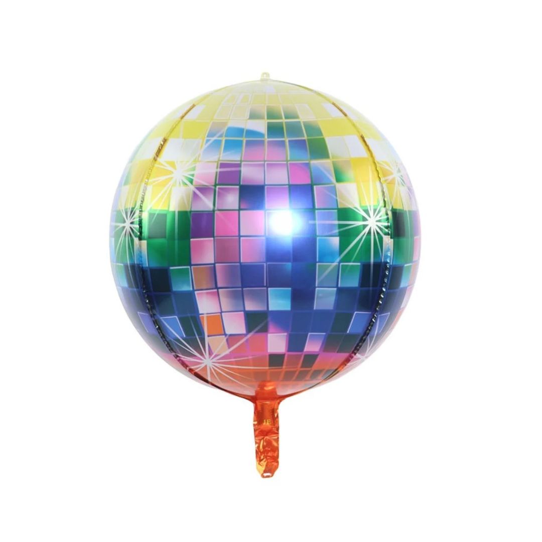 2 Pack:  22 Inch Disco Ball Foil Balloon - Perfect for Kpop Parties