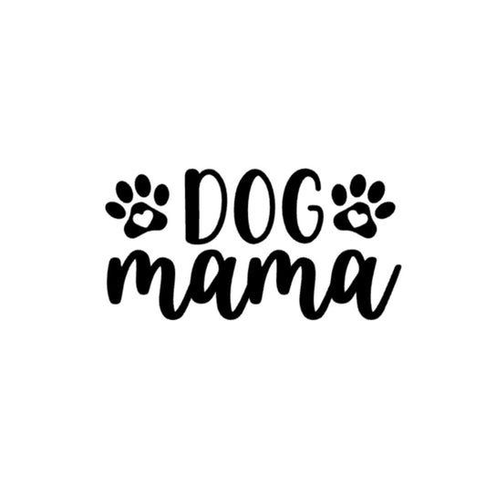 Dog Mama Vinyl Decal - 10cm