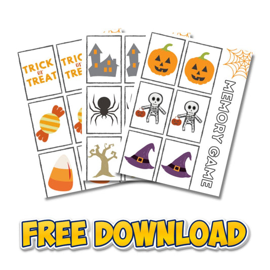 Free Download - Halloween Printable Memory Game