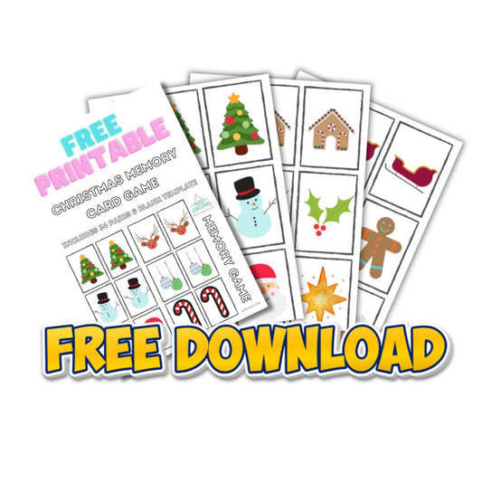 Free Download - Christmas Printable Memory Game