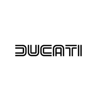 2x Ducati Logo Vinyl Decal – Motorcycle Sticker