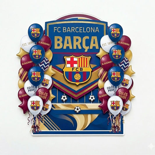 Custom Cake Topper - FC Barcelona Soccer