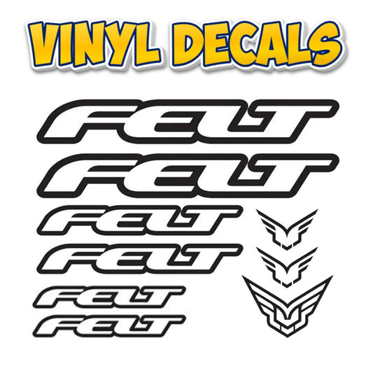 FELT Bike Frame Decal Sheet 25cm