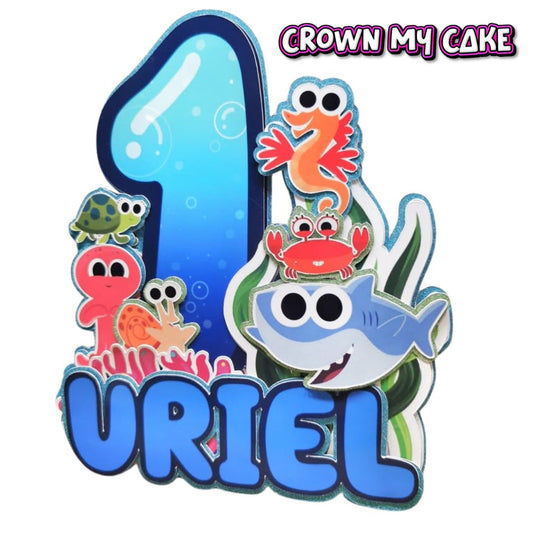 Finny & Friends Custom Cake Topper