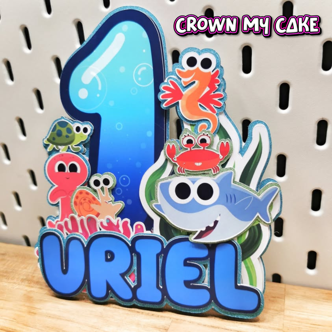 Finny & Friends Custom Cake Topper