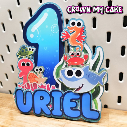 Finny & Friends Custom Cake Topper