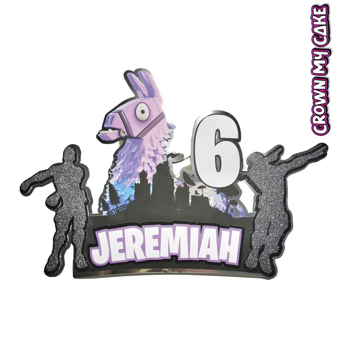 Simple Fortnite Custom Cake Topper