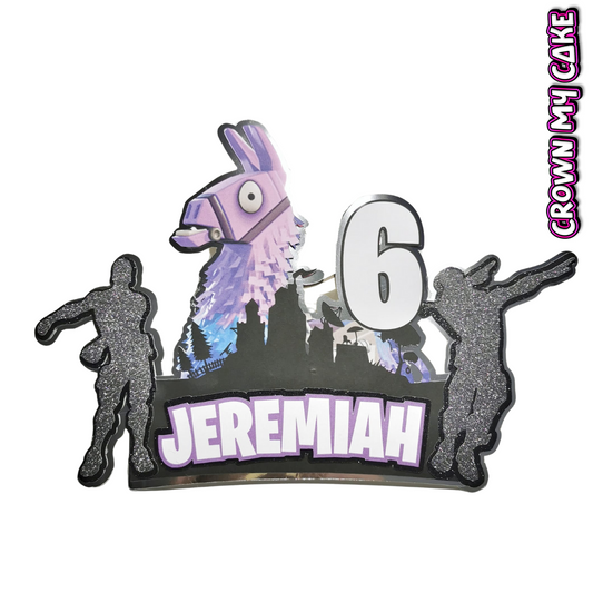 Simple Fortnite Custom Cake Topper