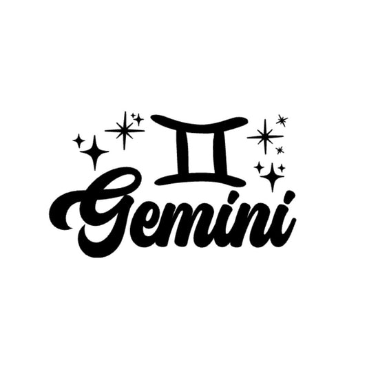Gemini Vibes - Vinyl Decal