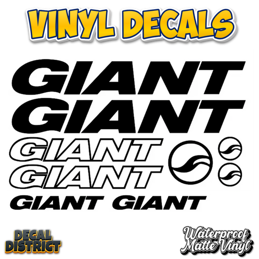 GIANT Frame Decal Sheet 25cm