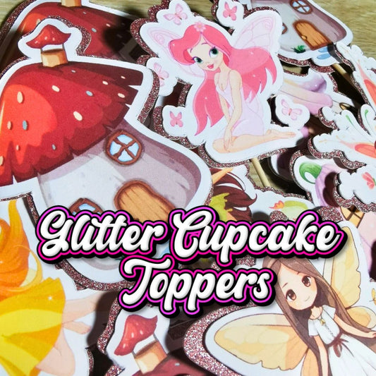 24x Deluxe Fairy Cupcake Toppers