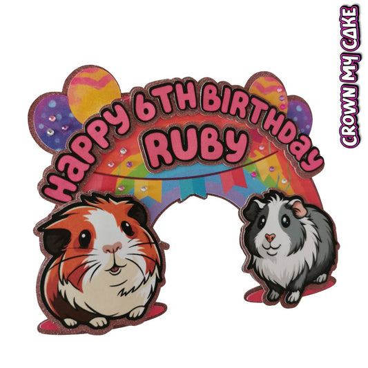 Guinea Pig Custom Cake Topper