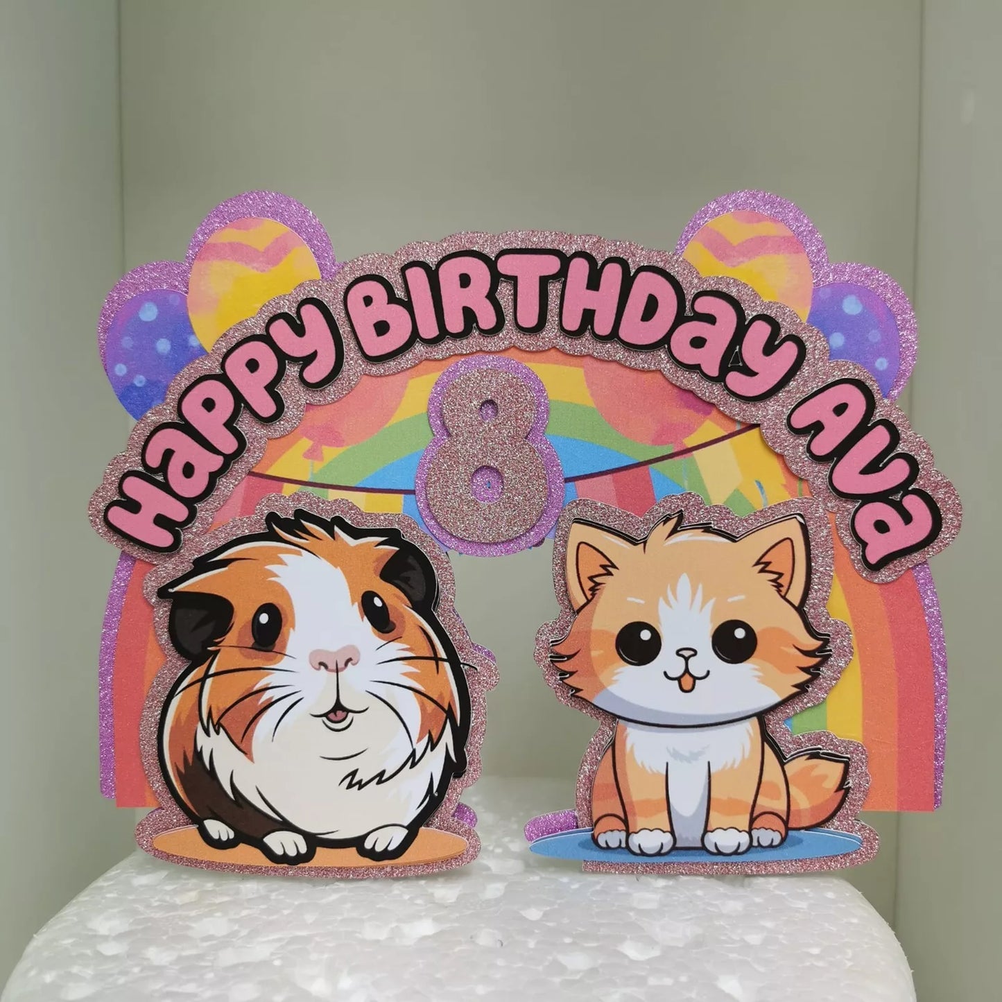 Personalised Cake Topper - Choose Your Own Theme