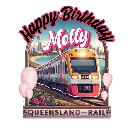 Train Lovers Cake Topper - Queensland Rail