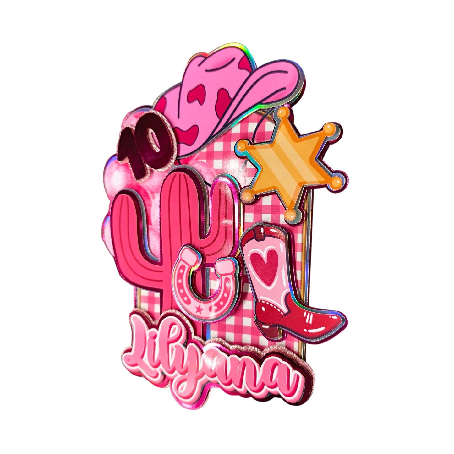 Custom Cake Topper – Cowgirl
