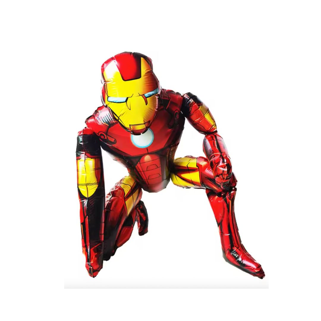 Iron Man 3D Balloon Decoration - No Helium Needed