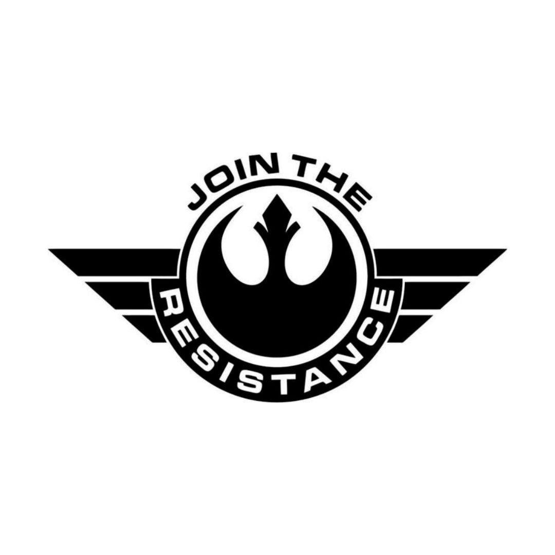 Star Wars - Join The Resistance - Vinyl Cut Decal