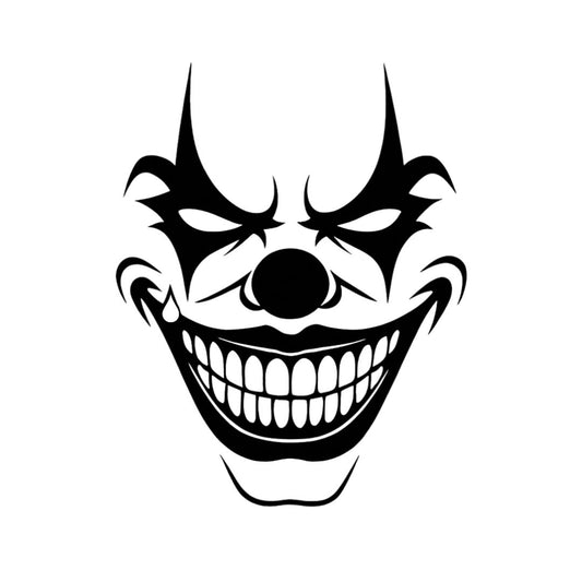 Joker Face - Vinyl Decal - Huge Size - 29 x 36cm