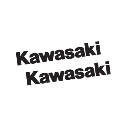 Pair of Kawasaki Decals - Multiple Sizes - Die Cut Vinyl