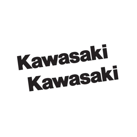 Pair of Kawasaki Decals - Multiple Sizes - Die Cut Vinyl