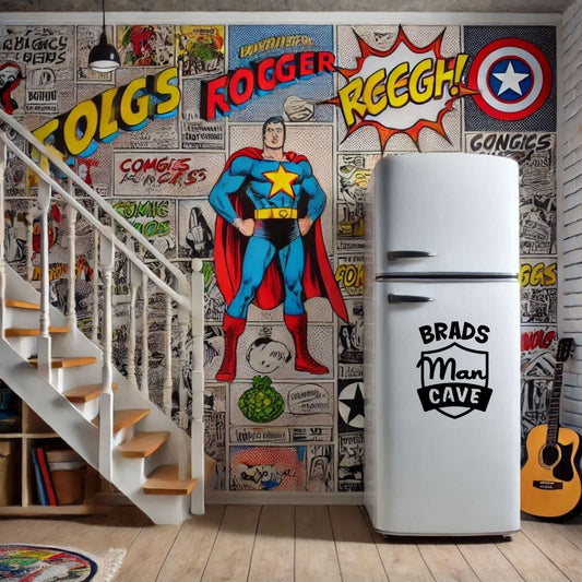 Custom Made - Man Cave Vinyl Decal