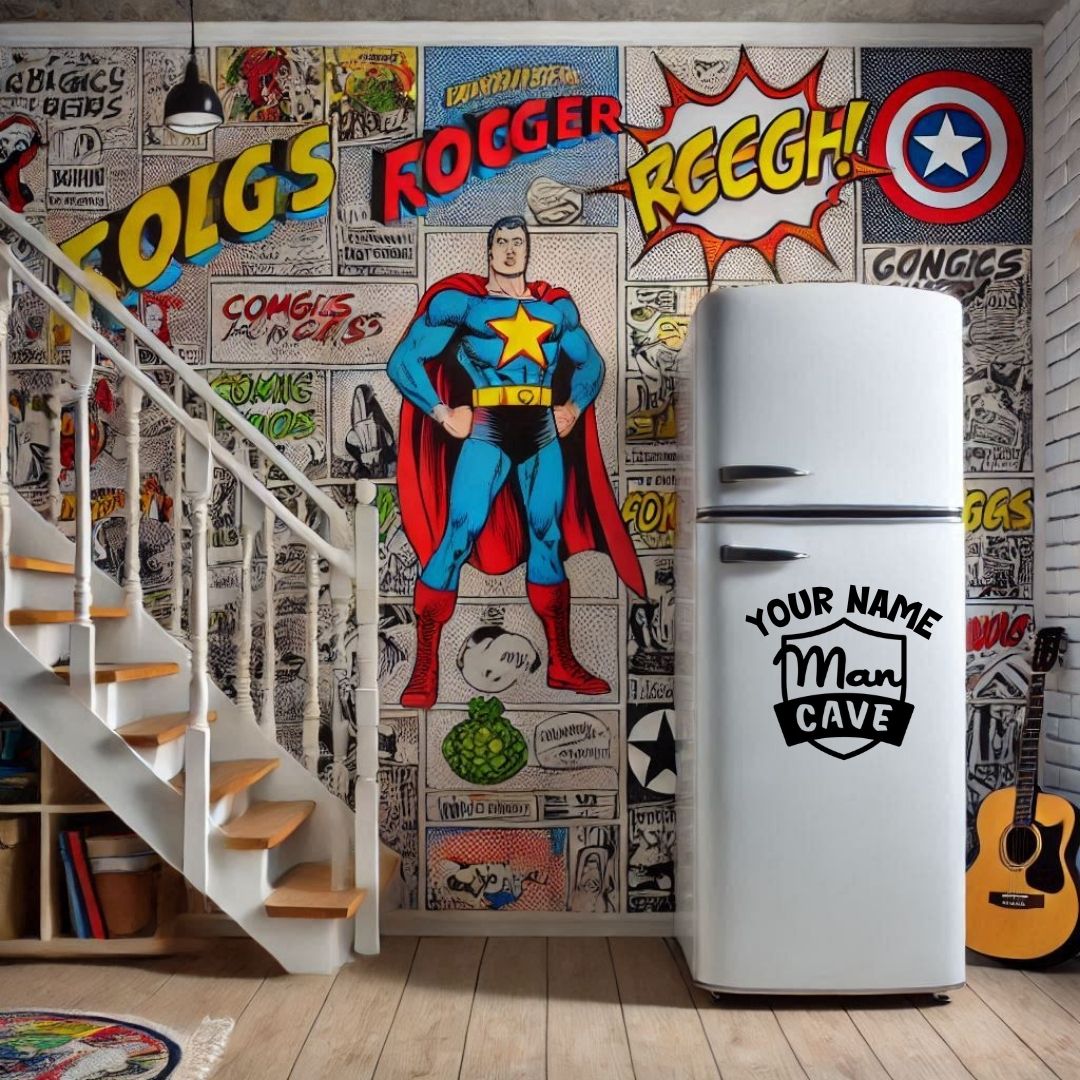 Custom Made - Man Cave Vinyl Decal