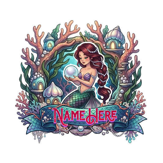 Mermaid Custom Cake Topper