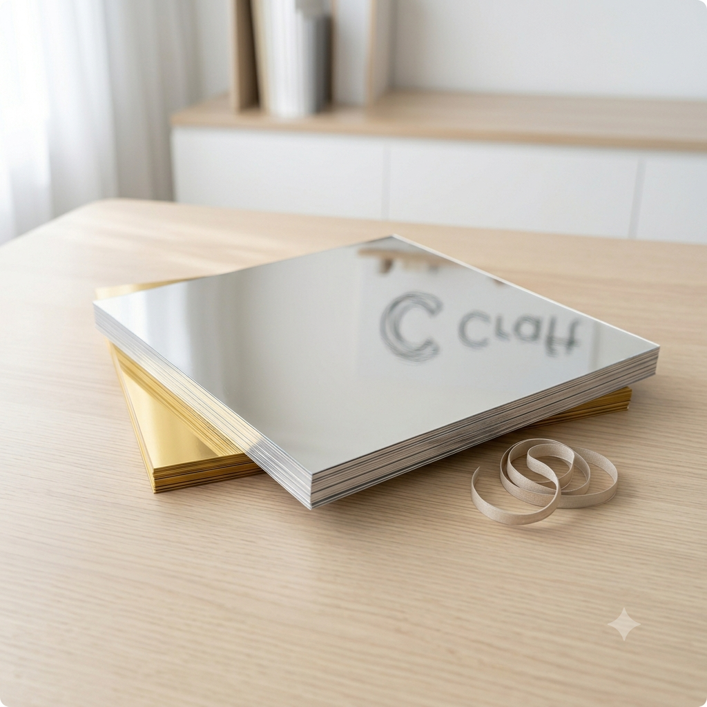 Metallic Cardstock - 30.5 x 30.5 - High Quality Mirror Finish - 20 Pack