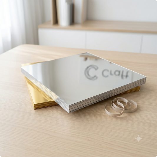 Metallic Cardstock - 30.5 x 30.5 - High Quality Mirror Finish - 20 Pack