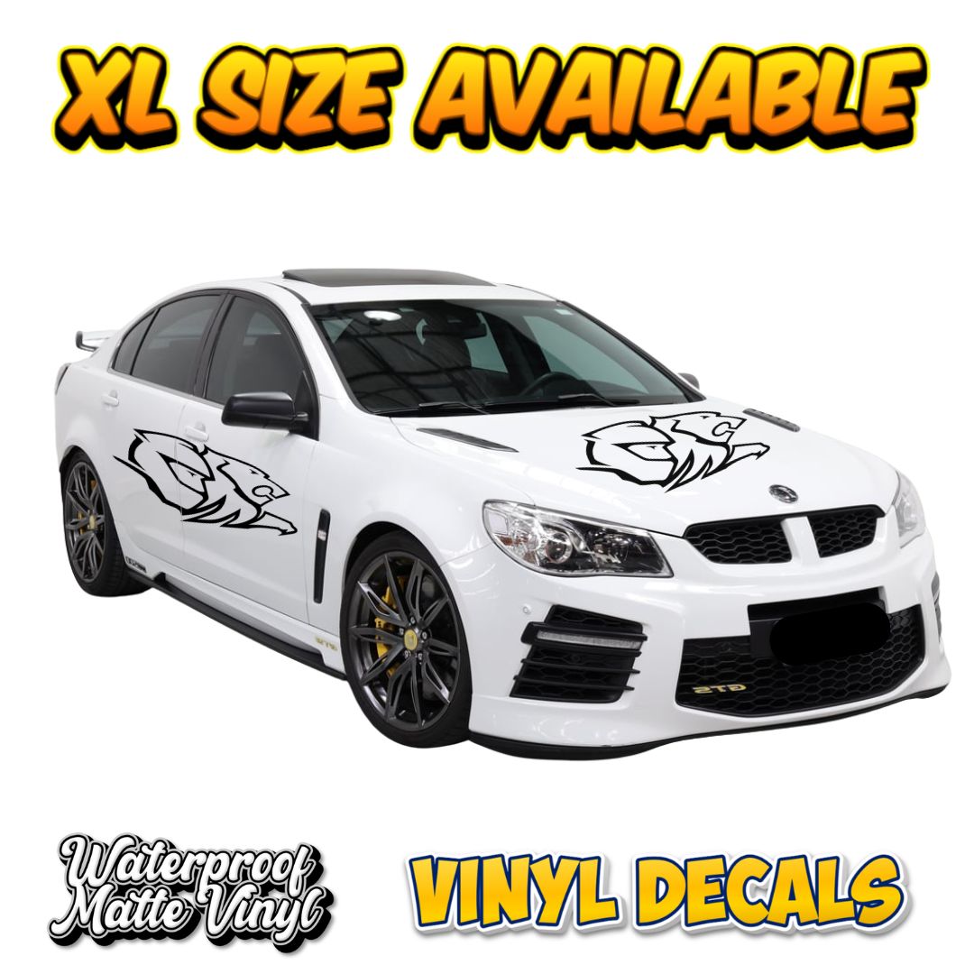 Mirrored Set - Holden Racing Vinyl Decal