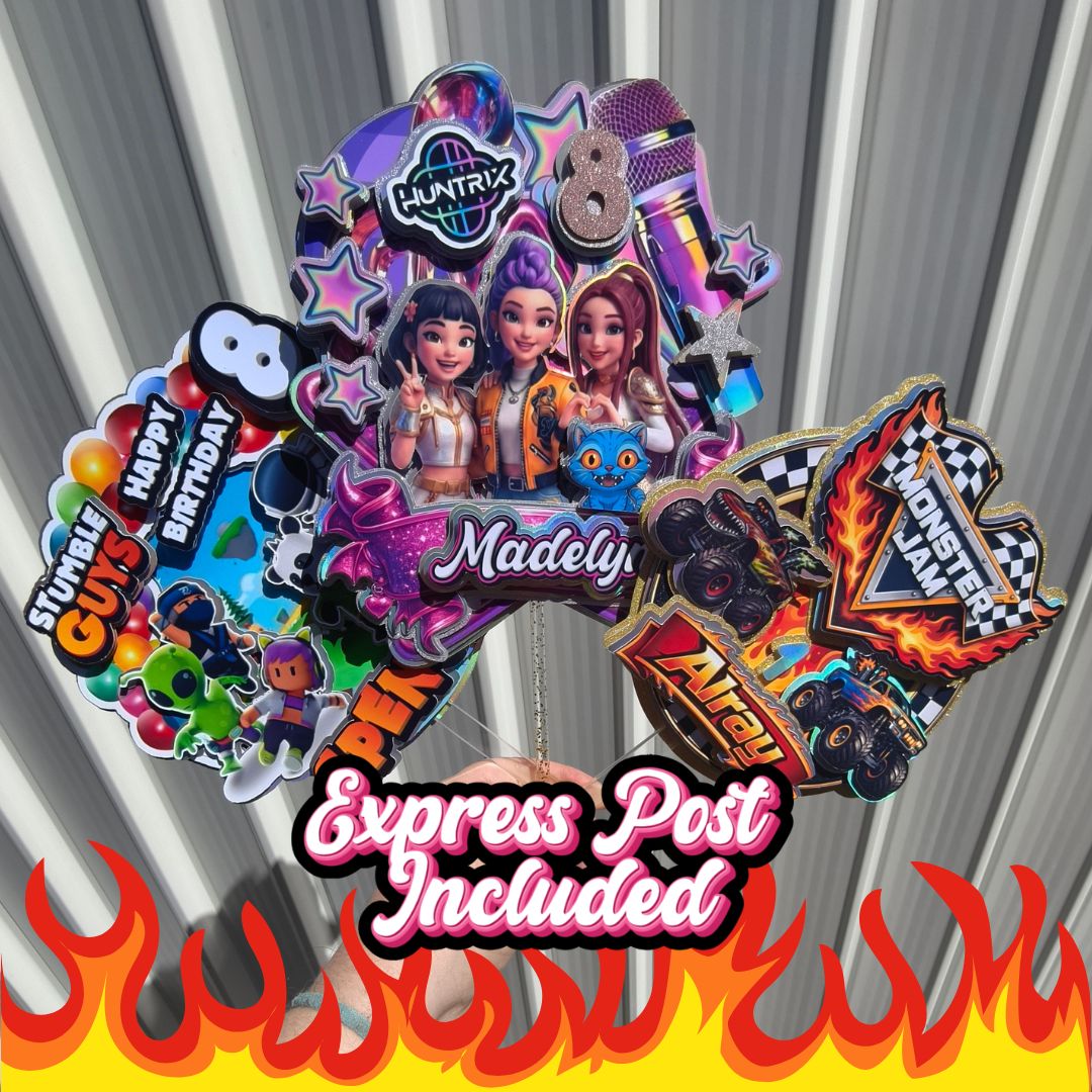 Custom Cake Topper - Hot Wheels