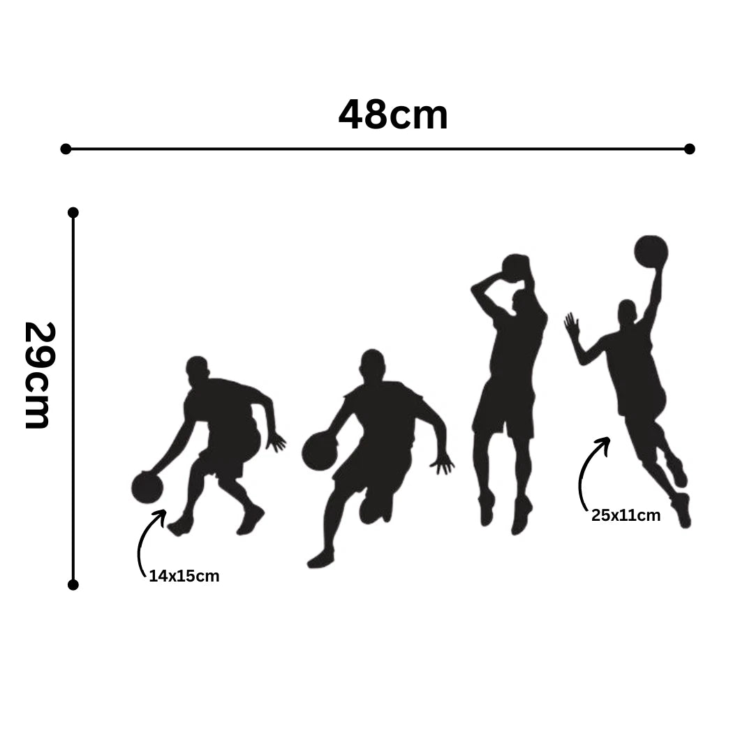 XL Basketball - NBA Baller - Mural Decal